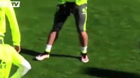 Le petit pont de Jesé sur Ramos à l’entraînement