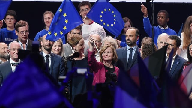 Nathalie Loiseau à la fin du meeting de Strasbourg, le 11 mai 2019