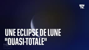 Les images de la plus longue éclipse de Lune "quasi-totale" depuis six siècles