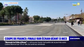 Coupe de France: un écran géant installé à Nice pour la finale