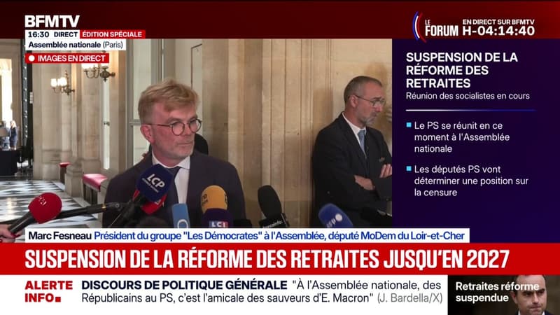 Discours de politique générale: pour Marc Fesneau, président du groupe (Les Démocrates), 
