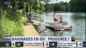 En Ile-de-France, les jeunes n'hésitent pas à se baigner dans des lieux interdits malgré les dangers
