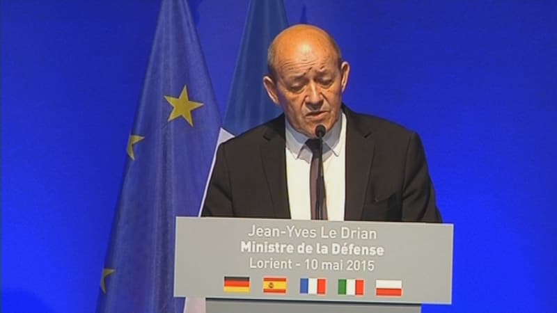 Jean-Yves Le Drian, le 10 mai 2015