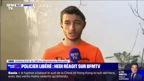 Hedi, victime d'un tir de LBD par un policier début juillet se dit "très déçu" après la libération du policier après 40 jours de détention provisoire