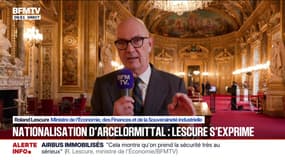 Nationalisation d'ArcelorMittal: "Ce n'est pas avec une formule magique qu’on va sauver l’acier français", estime Roland Lescure, ministre de l'Économie