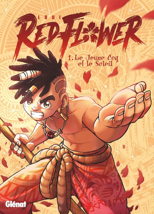 Couverture du premier tome du manga "Red Flower" de Loui
