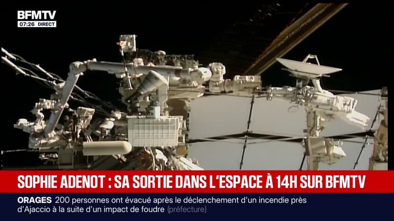 Sophie Adenot va de nouveau sortir dans l'espace ce mardi pour achever sa mission
