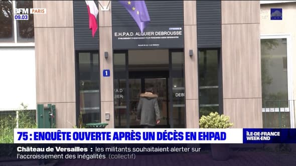 Paris: une enquête ouverte après le décès d'une résidence dans un Ehpad