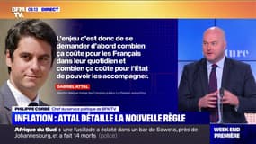 Inflation: Gabriel Attal détaille la nouvelle règle du gouvernement