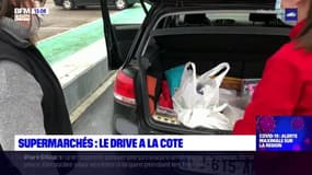 Villefranche-sur-Saône: pour faire ses courses, le drive au supermarché à la cote
