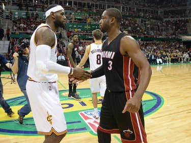 LeBron James et Dwyane Wade