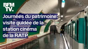 ROBIN DE BFM - Visite guidée de la station cinéma de la RATP à Paris