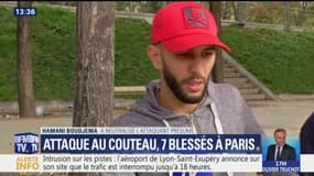 Attaque au couteau à Paris: "On a réussi à l’assommer en quelque sorte" témoigne Hamani Boudjema qui a neutralisé l'attaquant présumé