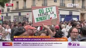 Au sein même de la gauche, la destitution fait débat