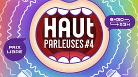 L'affiche du festival Haut-Parleuses.