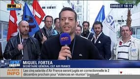 Air France: les 5 salariés seront jugés le 2 décembre pour "violences en réunion"