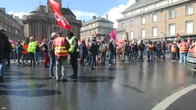 Des milliers de manifestants sont réunis à Vire dans le fief d'Élisabeth Borne pour s'opposer à la réforme des retraites.