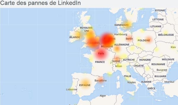 Les signalements de pannes sur LinkedIn. Les signalements de pannes sur LinkedIn.