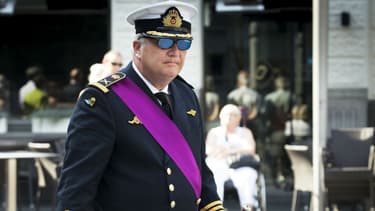 Le prince Laurent de Belgique à Hasselt, le 21 juillet 2016