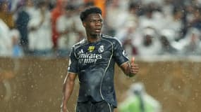 Aurélien Tchouaméni lors du match Real Madrid-Salzbourg (3-0, Coupe du monde des clubs), le 26 juin 2025