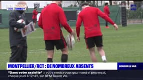 Top 14: le RCT compte de nombreux absents pour le match contre Montpellier