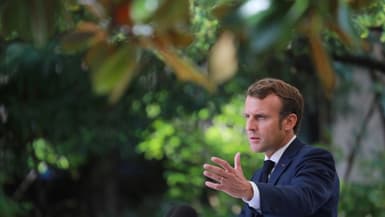 Emmanuel Macron en Corse le 10 septembre 2020