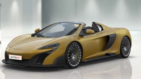 La McLaren 675LT Spider.