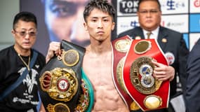 Naoya Inoue lors de la pesée avant son combat contre Luis Nery au Tokyo Dome en mai 2024