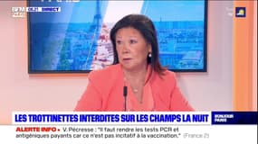 "Ce n’est pas en ayant des images dégradantes de l’avenue que l’on va faire revenir les touristes" aux Champs-Elysées, affirme la maire du 8e arrondissement