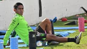 Diego Hernan Montaño avec la sélection bolivienne, en 2024