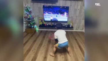 Tennis: Quand un Japonais de 6 ans imite Federer devant sa télé