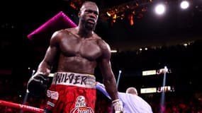 Deontay Wilder lors de son troisième combat contre Tyson Fury en octobre 2021