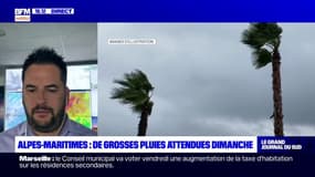 Alpes-Maritimes: pour Sylvain Chave, directeur ingénierie Predict Services, "des pluies sont tout à fait possibles" ce week-end