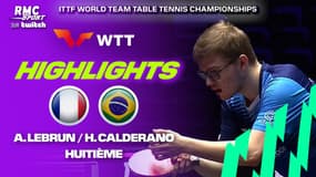 WTT Champions : Duel impressionnant entre Alexis Lebrun et le 8ème mondial pour une place en quarts