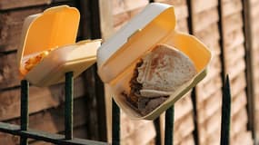 Au revoir petite boîte en polystyrène emblématique