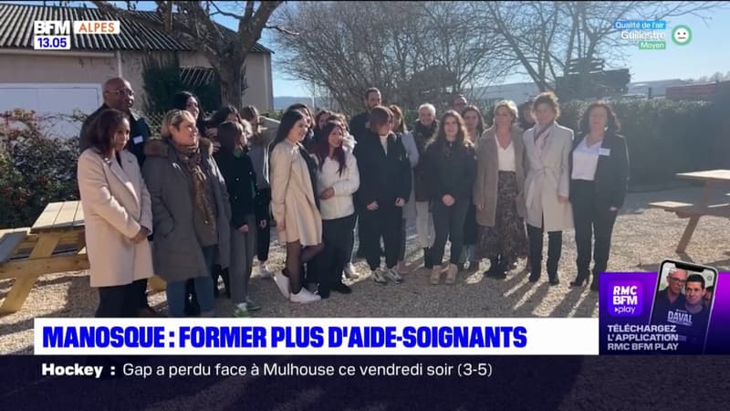 Les aides-soignants formés à Manosque