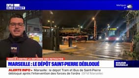 Marseille: le dépôt Saint-Pierre de la RTM bloqué momentanément par des manifestants
