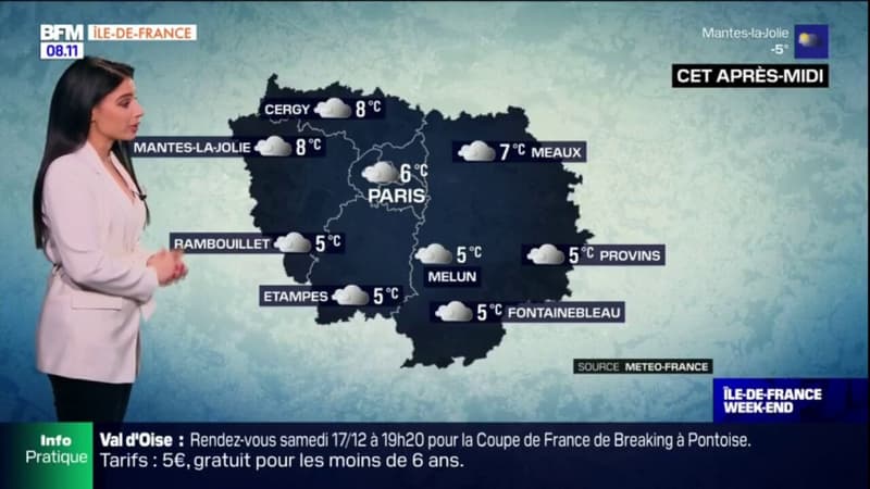 Météo Paris-Île-de-France: des gelées marquées ce matin, suivi d'un ciel très couvert dans l'après-midi, 4°C à Paris