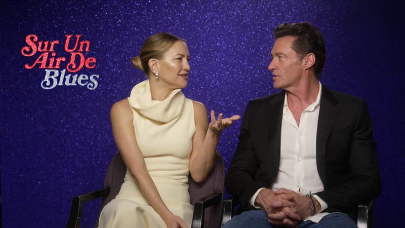 "Chanter nous rend vulnérables": Kate Hudson et Hugh Jackman racontent leur rencontre pour le tournage du film "Sur un air de blues"