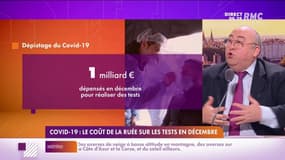 L’info éco/conso du jour d’Emmanuel Lechypre : Le coût de la ruée sur les tests Covid en décembre - 05/01