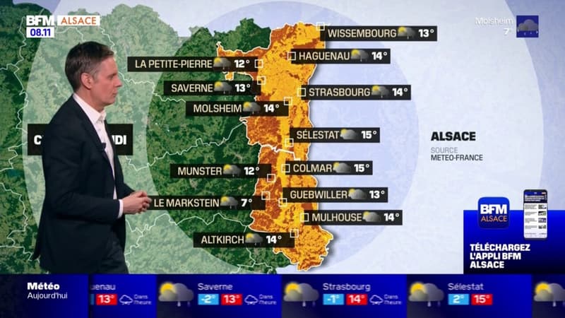 Météo Alsace: un temps maussade ce dimanche, 13°C à Colmar et à Strasbourg