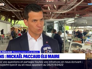Mickaël Paccaud, élu maire de Mions, présente ses objectifs