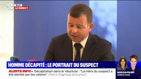 Homme décapité dans le Vaucluse: l'état mental du suspect jugé "incompatible avec une mesure de garde à vue"