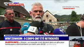 Incendie en Alsace: "9 corps ont été localisés et 2 sont introuvables" affirme Philippe Hauwiller, commandant des opérations de secours
