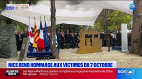 Nice: la ville a rendu hommage aux victimes du 7 octobre