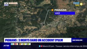 Pignans: 3 morts dans un accident d'Ulm