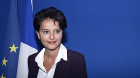 Najat Vallaud-Belkacem, ministre de l'Education nationale, présente les nouveaux programmes scolaires