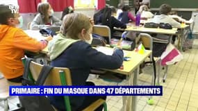 Primaire : fin du masque dans 47 départements - 04/10