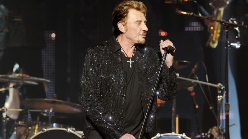 Johnny Hallyday en concert à Saint-Etienne en 2009