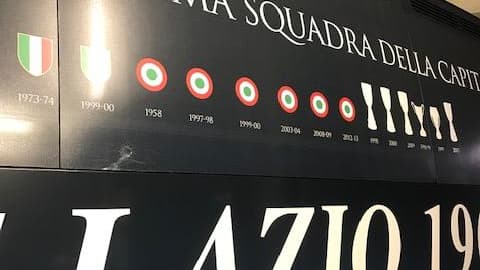 Le bus de la Lazio caillassé